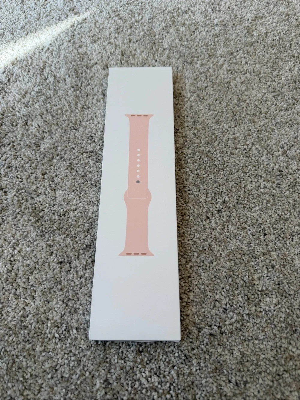 Apple Pink Silicone Apple Watch Band - Soft Blush Replacement